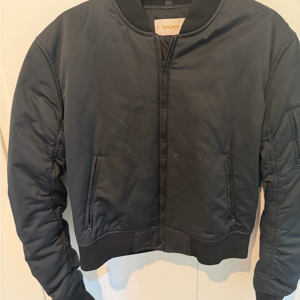 Women's Black Bomber Jacket